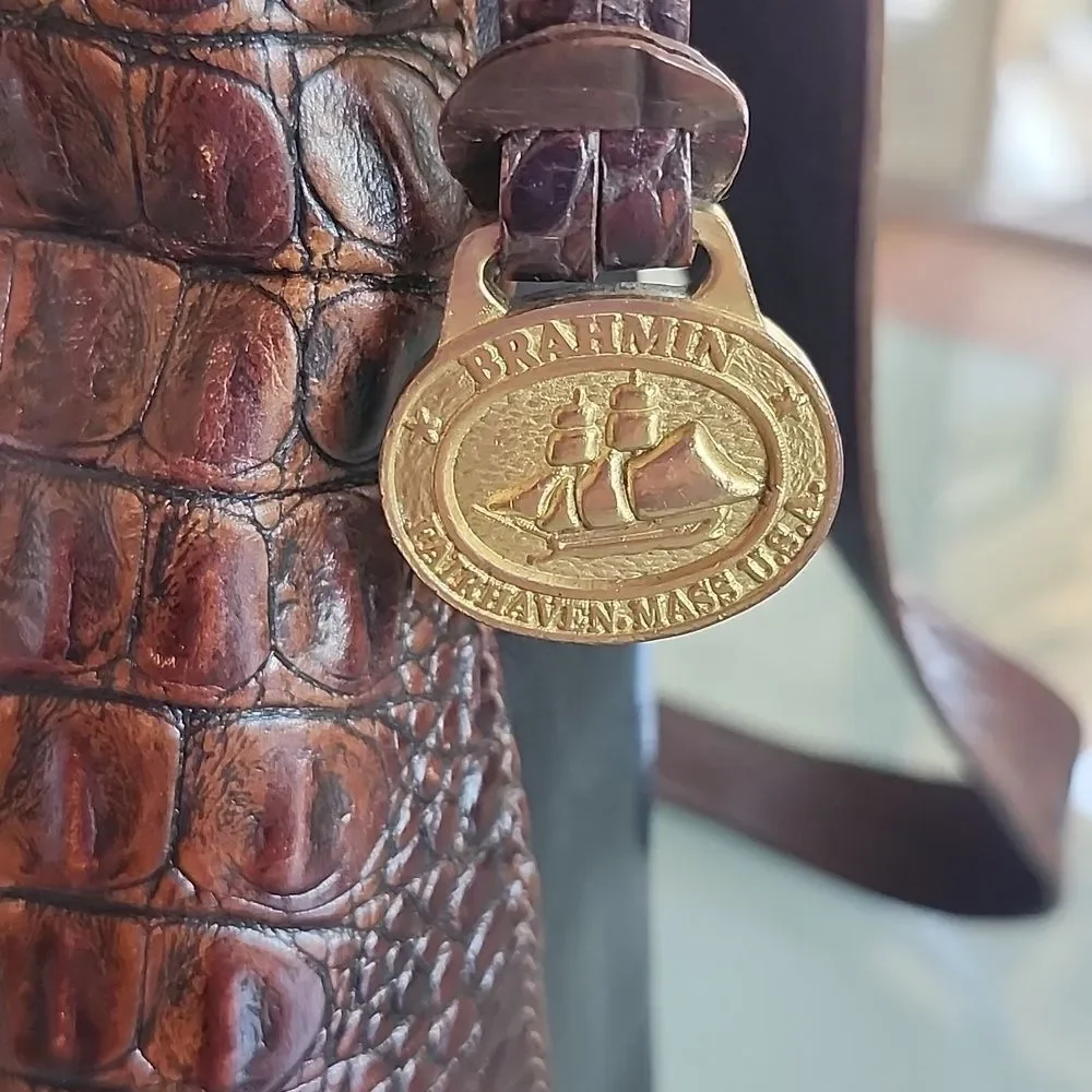 Brahmin Vintage Tuscan Timeless Elegant Coastal Cowgirl Bag - Picture 6 of 13